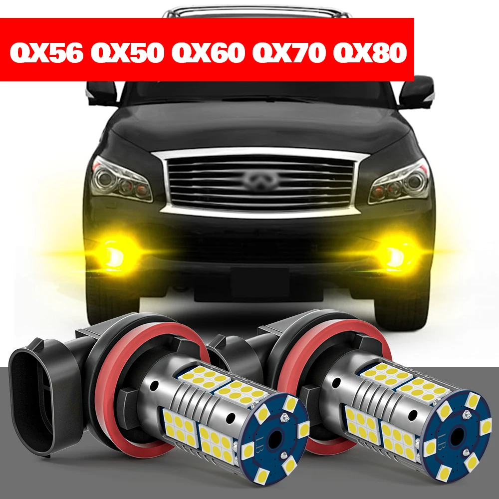 For Infiniti QX56 QX50 QX60 QX70 QX80 2011-2017 Accessories 2pcs LED Fog Light 2012 2013 2014 2015 2016
For Infiniti QX56 QX50 QX60 QX70 QX80 2011-2017 Accessories 2pcs LED Fog Light 2012 2013 2014 2015 2016
