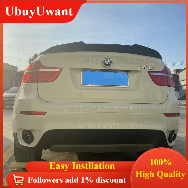 Автомобильный спойлер для багажника, из углеродного волокна, для BMW X6 E71 E72 2008-2014
Автомобильный спойлер для багажника, из углеродного волокна, для BMW X6 E71 E72 2008-2014