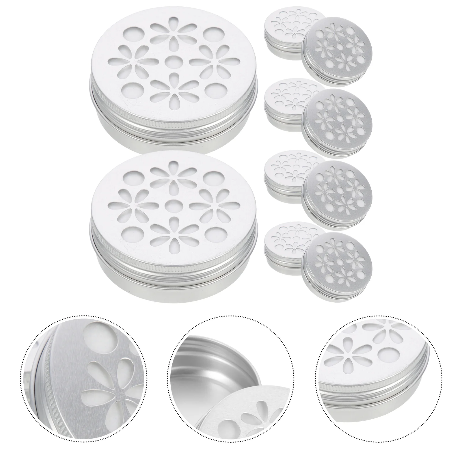 10 Pcs Hollow Threaded Aluminum Box Canning Tools Lightweight Aroma Diffuser Essential Oil Diffusers Gift Indoor Work Aluminium
10 Pcs Hollow Threaded Aluminum Box Canning Tools Lightweight Aroma Diffuser Essential Oil Diffusers Gift Indoor Work Aluminium