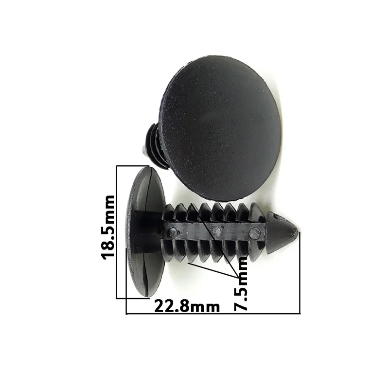50Pcs Plastic Rivet Fastener Clips 7.5mm-6.0mm Hole Car Fenders Bumpers Doors Fastener For Nissan For Honda For Mazda For BMW
50Pcs Plastic Rivet Fastener Clips 7.5mm-6.0mm Hole Car Fenders Bumpers Doors Fastener For Nissan For Honda For Mazda For BMW