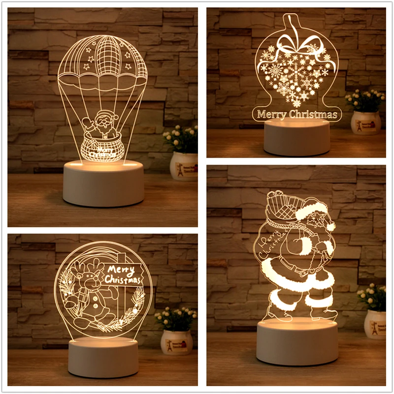 New Christmas LED Night Lights Snowman Santa Table Lamp Christmas Decorations for Home New Year Gifts Xmas Decor Noel Navidad
New Christmas LED Night Lights Snowman Santa Table Lamp Christmas Decorations for Home New Year Gifts Xmas Decor Noel Navidad