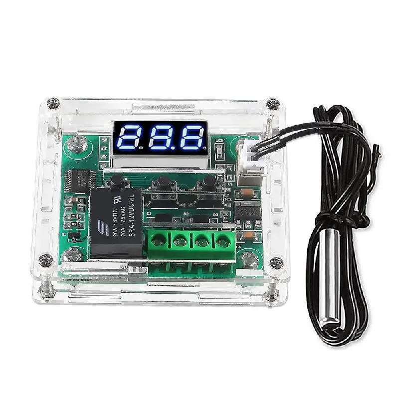 W1209 LED Digital Thermostat Temperature Switch Module with NTC Sensor DC 12V heat cool temp On/Off Controller DIY electronic
W1209 LED Digital Thermostat Temperature Switch Module with NTC Sensor DC 12V heat cool temp On/Off Controller DIY electronic
