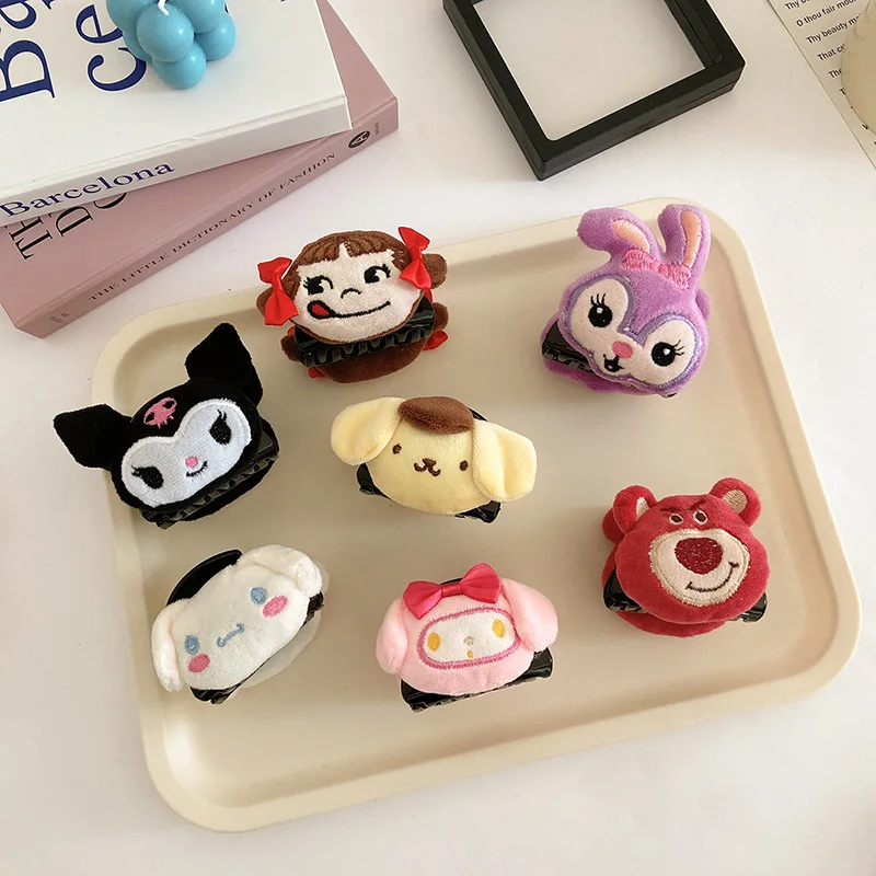 Kawaii Sanrioed шпилька для волос милая Kuromi My Melody Cinnamoroll мультфильм аниме плюшевый захват зажим плюшевые игрушки для девочек Подарки
Kawaii Sanrioed шпилька для волос милая Kuromi My Melody Cinnamoroll мультфильм аниме плюшевый захват зажим плюшевые игрушки для девочек Подарки