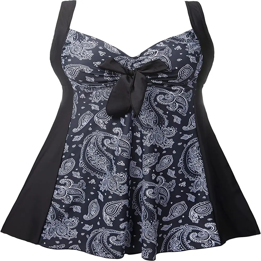 HMCN Women`s Plus Size Swimwear One Piece Swimsuit Floral Print Tummy Control Bathing Suit with Shorts Cashew Print 18-20
HMCN Women`s Plus Size Swimwear One Piece Swimsuit Floral Print Tummy Control Bathing Suit with Shorts Cashew Print 18-20