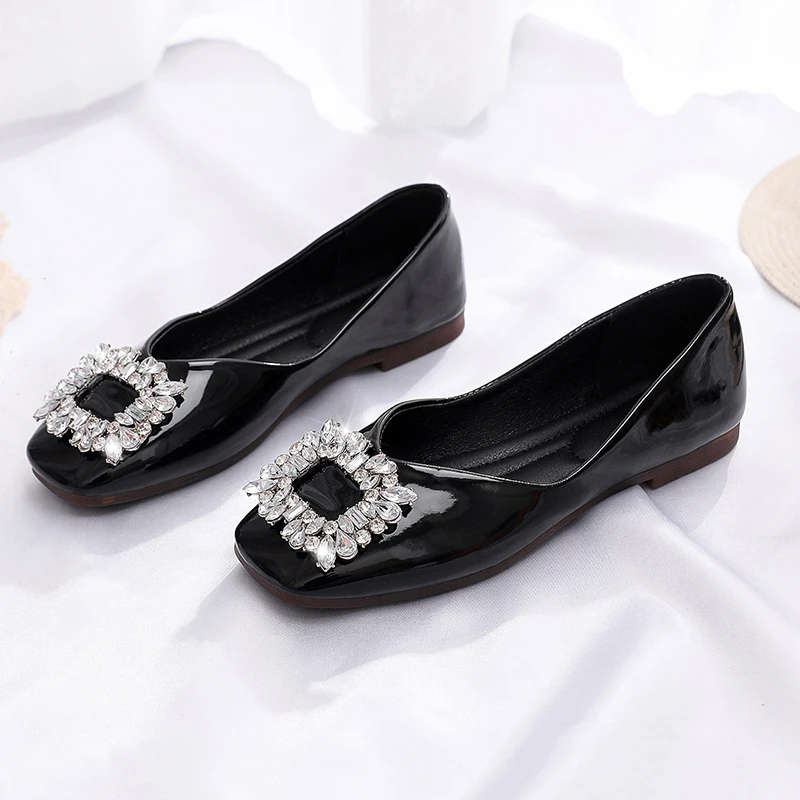Women's Shoes 2022 Spring and Autumn New Round Toe Flat Bottom Rhinestone Shallow Mouth Low Heel Flat Shoes
Women's Shoes 2022 Spring and Autumn New Round Toe Flat Bottom Rhinestone Shallow Mouth Low Heel Flat Shoes
