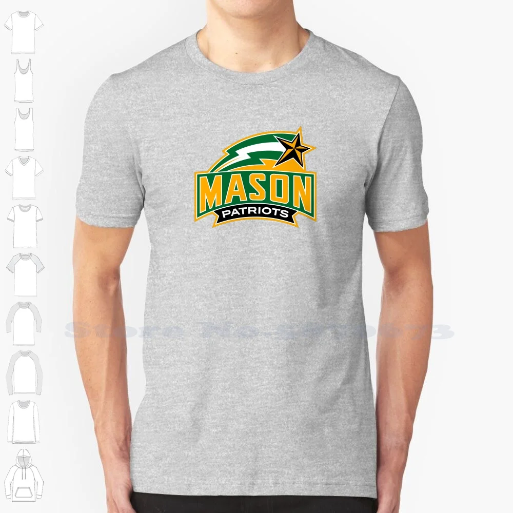 George Mason Patriots Logo High-quality T Shirts Fashion T-shirt New 100% Cotton Tee
George Mason Patriots Logo High-quality T Shirts Fashion T-shirt New 100% Cotton Tee