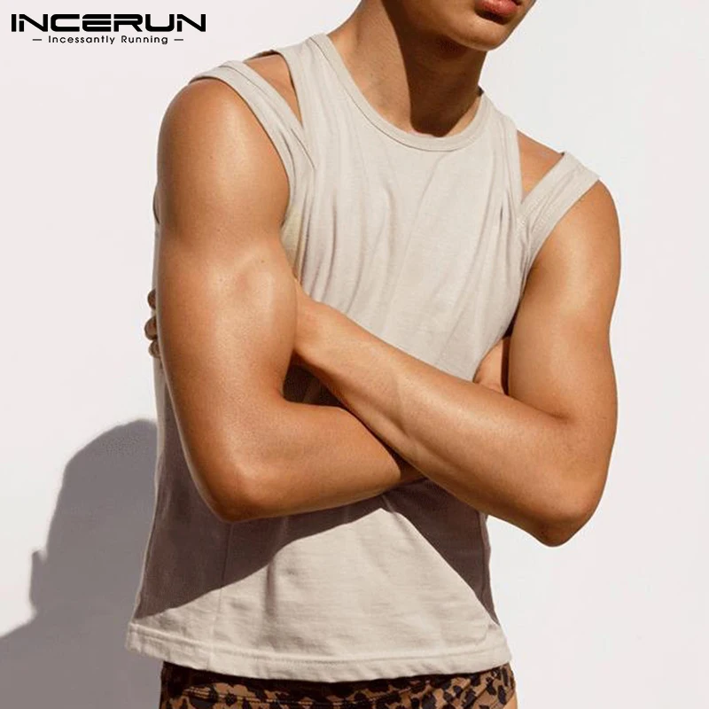 2022 Fashion Men Tank Tops Plain O-neck Sleeveless Hollow Out Sexy Vests Streetwear Fitness Casual Men Clothing S-5XL INCERUN 7
2022 Fashion Men Tank Tops Plain O-neck Sleeveless Hollow Out Sexy Vests Streetwear Fitness Casual Men Clothing S-5XL INCERUN 7