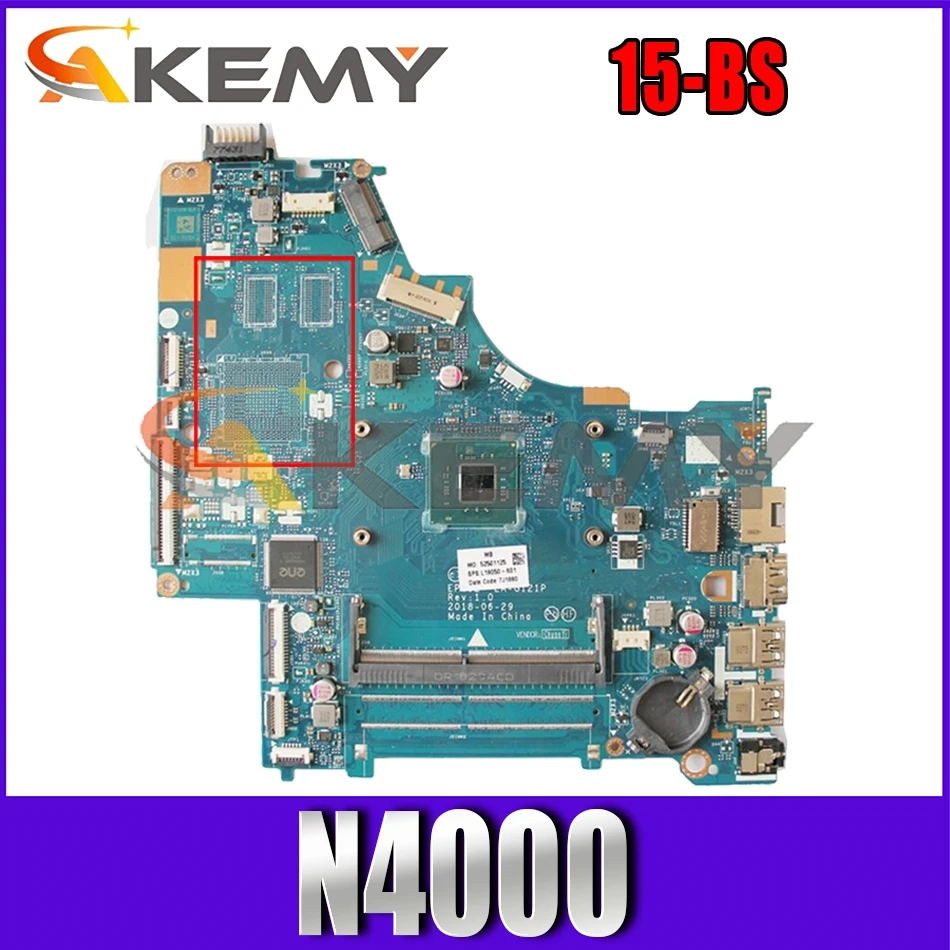 L24004-501 For HP 15-BS Celeron N4000 Notebook Mainboard LA-G121P DDR4 Laptop Motherboard
L24004-501 For HP 15-BS Celeron N4000 Notebook Mainboard LA-G121P DDR4 Laptop Motherboard
