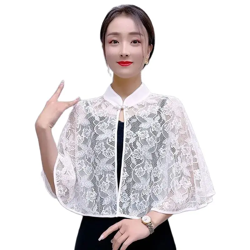 Bolero Womens Lace Shawl Wraps Loose Cape Chiffon Shrug Cape Bolero Cover Up for Evening Dress Wedding Prom Party Wrap Shrug
Bolero Womens Lace Shawl Wraps Loose Cape Chiffon Shrug Cape Bolero Cover Up for Evening Dress Wedding Prom Party Wrap Shrug