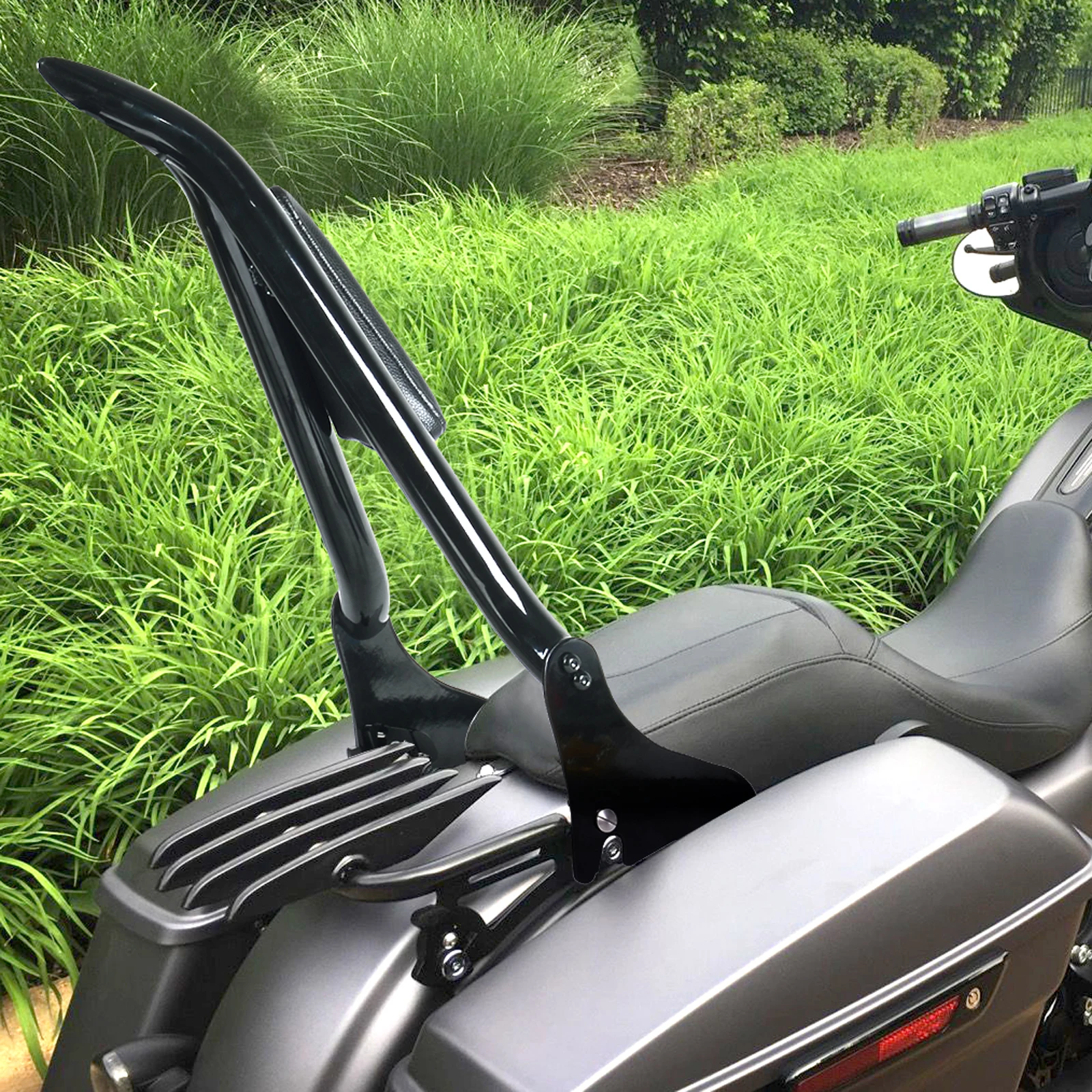 Split Detachable Rear Passenger Sissy Bar Backrest with Pad Fits for Harley Touring Road King Road Glide Street Glide 2009-2021
Split Detachable Rear Passenger Sissy Bar Backrest with Pad Fits for Harley Touring Road King Road Glide Street Glide 2009-2021