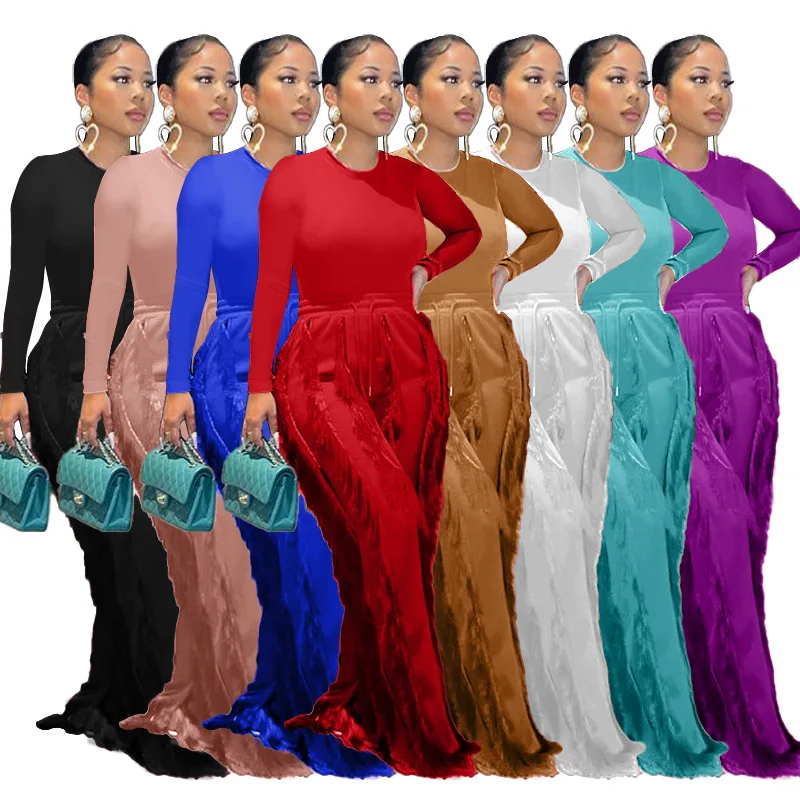 Womens Lounge Wear Long Sleeve Bodysuit Top + Drawstring Tassel Pants Club Outfit Tracksuit Women New Autumn Tassel 2 Piece Sets
Womens Lounge Wear Long Sleeve Bodysuit Top + Drawstring Tassel Pants Club Outfit Tracksuit Women New Autumn Tassel 2 Piece Sets
