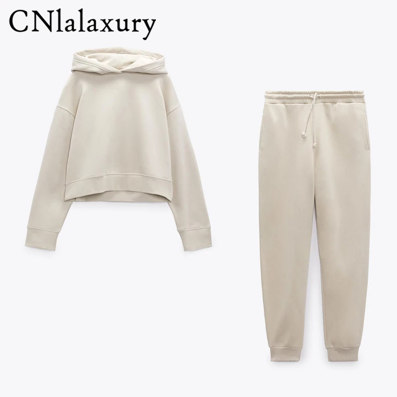 CNlalaxury Autumn Winter Woman Outfit Casual Hooded Sweatshirt Simple Long Sleeve Solid Color Pullover Hoodie Moletom Feminino
CNlalaxury Autumn Winter Woman Outfit Casual Hooded Sweatshirt Simple Long Sleeve Solid Color Pullover Hoodie Moletom Feminino