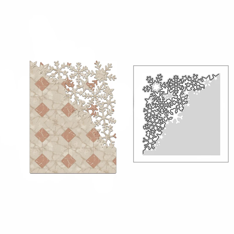 New 2022 Diagonal Snowflake Background Metal Cutting Dies For DIY Scrapbooking Card Making Embossing Craft Decorative No Stamps
New 2022 Diagonal Snowflake Background Metal Cutting Dies For DIY Scrapbooking Card Making Embossing Craft Decorative No Stamps
