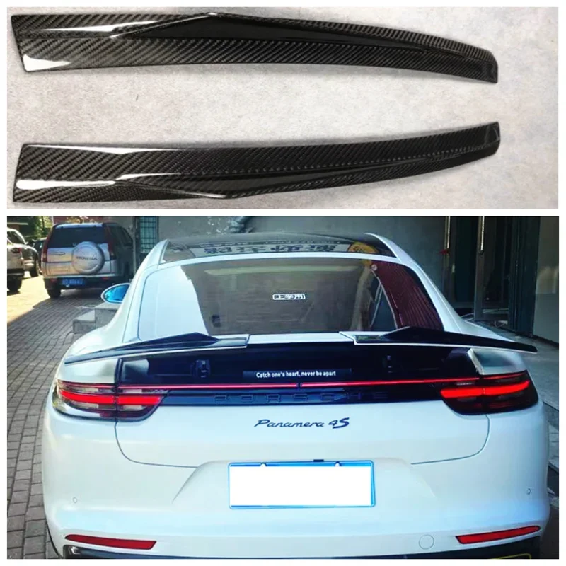 Fits For Porsche Panamera 971 2018 2019 2020 2021 2022 High Quality Carbon Fiber Rear Trunk Lip Spoiler Splitter Wing 
Fits For Porsche Panamera 971 2018 2019 2020 2021 2022 High Quality Carbon Fiber Rear Trunk Lip Spoiler Splitter Wing