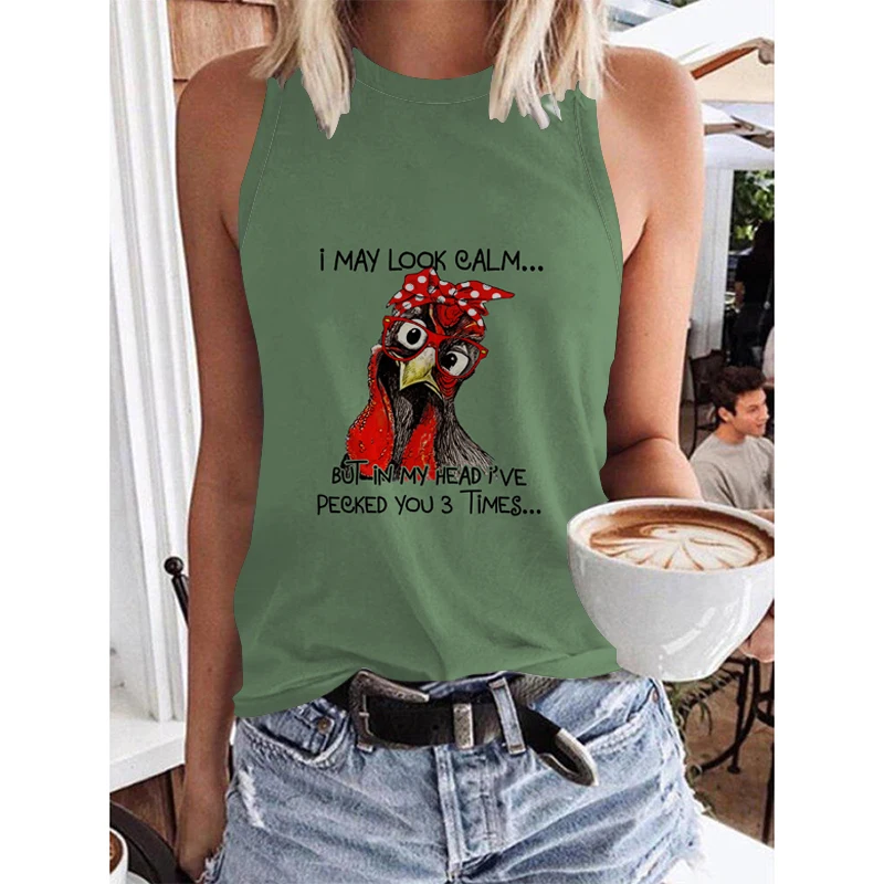 Kanchii summer fashion new design personalized retro style printed Street vest top o-neck vest slim fit women's sleeveless top
Kanchii summer fashion new design personalized retro style printed Street vest top o-neck vest slim fit women's sleeveless top