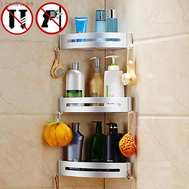 Bathroom Shelf Organizer Shower Storage Rack Corner Shelves No-drill Wall Mounted Aluminum Toilet Shampoo Holder Storage Rack
Bathroom Shelf Organizer Shower Storage Rack Corner Shelves No-drill Wall Mounted Aluminum Toilet Shampoo Holder Storage Rack