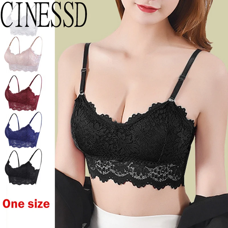 Lace Bras Sexy Lingerie Wireless Bra For Women Comfortable Bralette Underwear Vest Female Hollow Out Seamless Bra Sports Fashion
Lace Bras Sexy Lingerie Wireless Bra For Women Comfortable Bralette Underwear Vest Female Hollow Out Seamless Bra Sports Fashion
