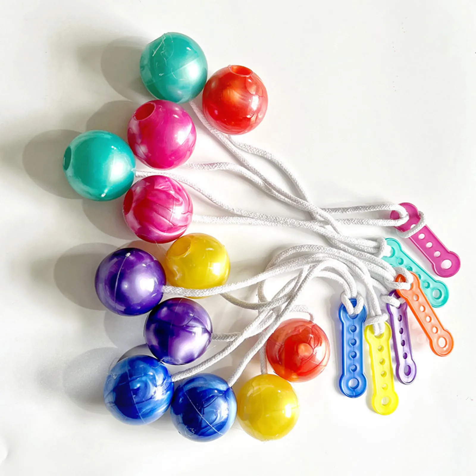 Novelty Clackers Balls On A String for Indoor Outdoor Goodie Bag Toys Stocking Stuffers Swing Balls Game Toy for Kids
Novelty Clackers Balls On A String for Indoor Outdoor Goodie Bag Toys Stocking Stuffers Swing Balls Game Toy for Kids