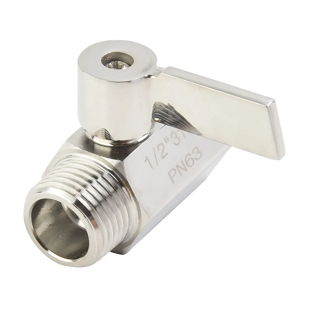 Parts Shut Off Valve 304 Stainless Steel Accessories Flow Quick Control Full G1/2 INCH NPT Hand Valve Shower Head
Parts Shut Off Valve 304 Stainless Steel Accessories Flow Quick Control Full G1/2 INCH NPT Hand Valve Shower Head