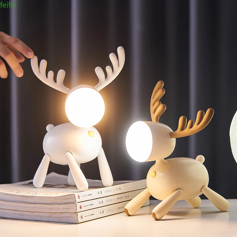 Nordic Elk Desk Lamp Cute Animal Model Desktop Desk Lamp Modern Home Decor Accessories Living Room Children's Bedroom Decor Gift
Nordic Elk Desk Lamp Cute Animal Model Desktop Desk Lamp Modern Home Decor Accessories Living Room Children's Bedroom Decor Gift