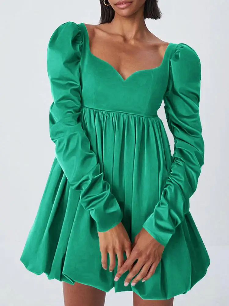 ZANZEA Short Dress Women's Elegant Solid Satin Robe 2022 Spring Summer OL Long Sleeve Vestidos Party Dating Sexy A Line Dresses
ZANZEA Short Dress Women's Elegant Solid Satin Robe 2022 Spring Summer OL Long Sleeve Vestidos Party Dating Sexy A Line Dresses