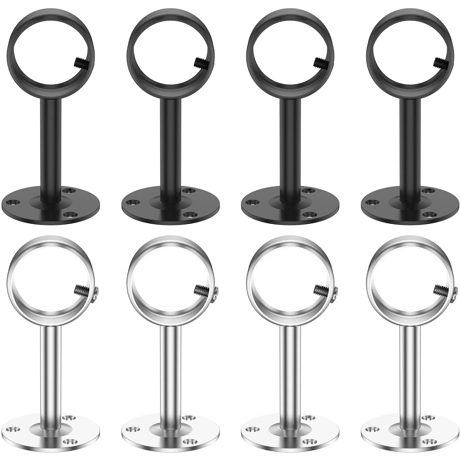 8Pcs Ceiling Curtain Pole Brackets Stainless Steel Ceiling Curtain Rod Holders Adjustable Curtain Rod Support Hooks Hangers
8Pcs Ceiling Curtain Pole Brackets Stainless Steel Ceiling Curtain Rod Holders Adjustable Curtain Rod Support Hooks Hangers