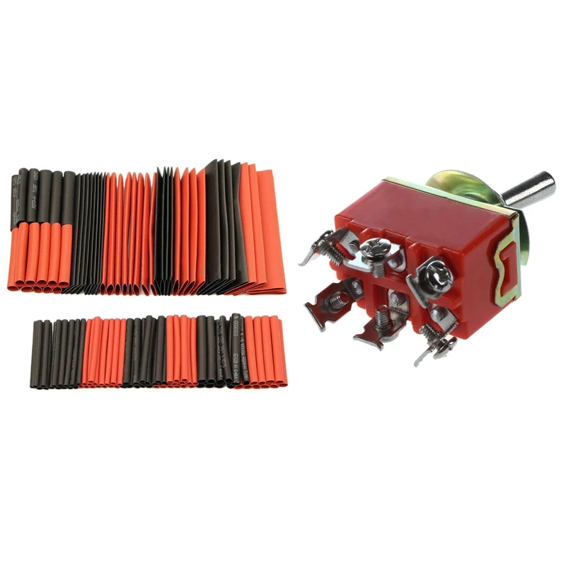 1X AC 250V 15A Latching 3 Way On-Off-On Single Pole Double Throw Toggle Switch & 127PCS 2:1 Heat Shrink Tubing
1X AC 250V 15A Latching 3 Way On-Off-On Single Pole Double Throw Toggle Switch & 127PCS 2:1 Heat Shrink Tubing