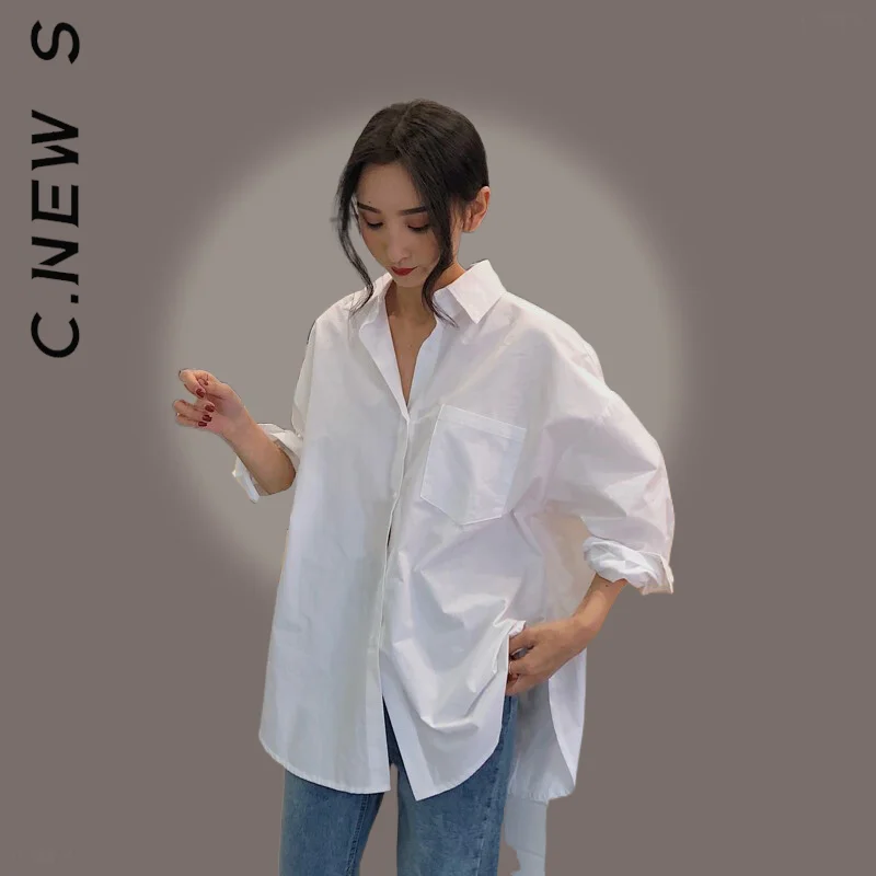 C.New S Autumn Winter Women Shirt Chic Christmas New Women's Shirt Womens Simple Tops Leisure Ladies Shirts Loose Female Tops
C.New S Autumn Winter Women Shirt Chic Christmas New Women's Shirt Womens Simple Tops Leisure Ladies Shirts Loose Female Tops