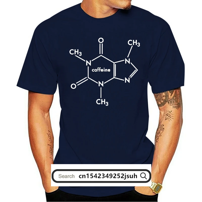 T Shirt Tops Cool Coffee Molecule Funny Caffeine Geek Nerd Science Chemistry Mens Womens O-Neck Homme
T Shirt Tops Cool Coffee Molecule Funny Caffeine Geek Nerd Science Chemistry Mens Womens O-Neck Homme