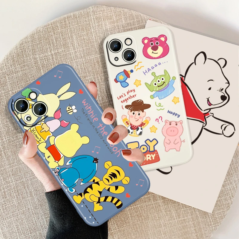 Disney Pooh Bear Toy Story For Apple iPhone 13 12 11 Pro Max mini XS XR X 8 7 6S 6 Plus Liquid Silicone Soft Phone Case Coque
Disney Pooh Bear Toy Story For Apple iPhone 13 12 11 Pro Max mini XS XR X 8 7 6S 6 Plus Liquid Silicone Soft Phone Case Coque