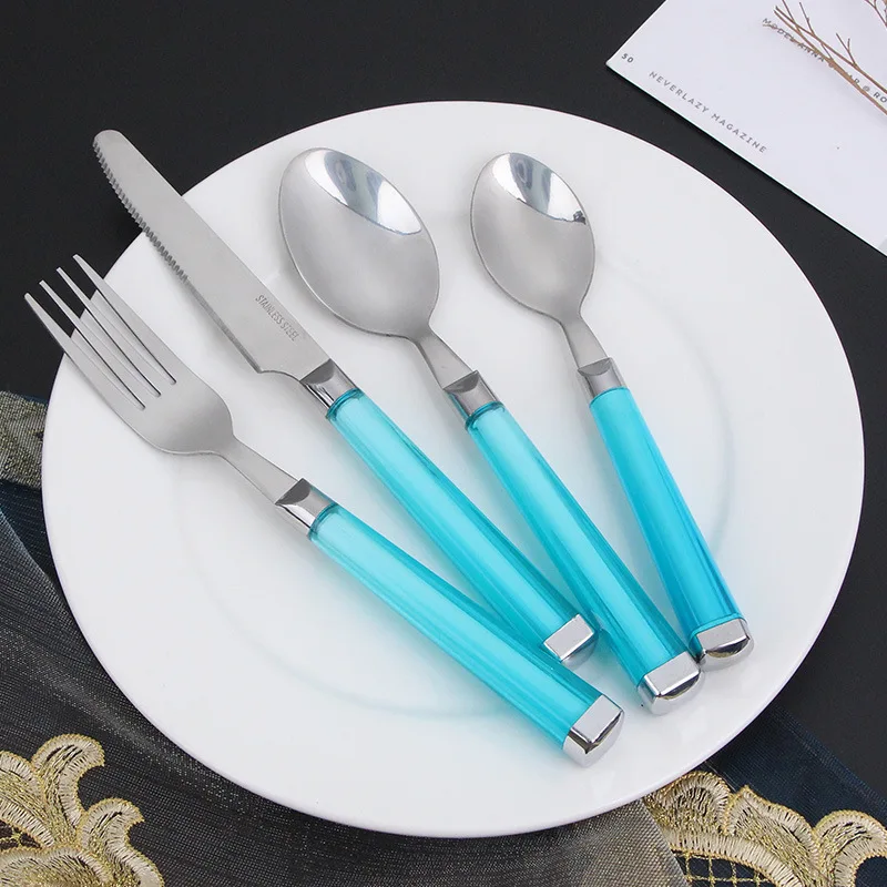 Forks Knives Spoons Cutlery Set Kitchen Utensils Sets Stainless Steel Dinnerware Kitchenware fourchettes couteaux Tableware
Forks Knives Spoons Cutlery Set Kitchen Utensils Sets Stainless Steel Dinnerware Kitchenware fourchettes couteaux Tableware