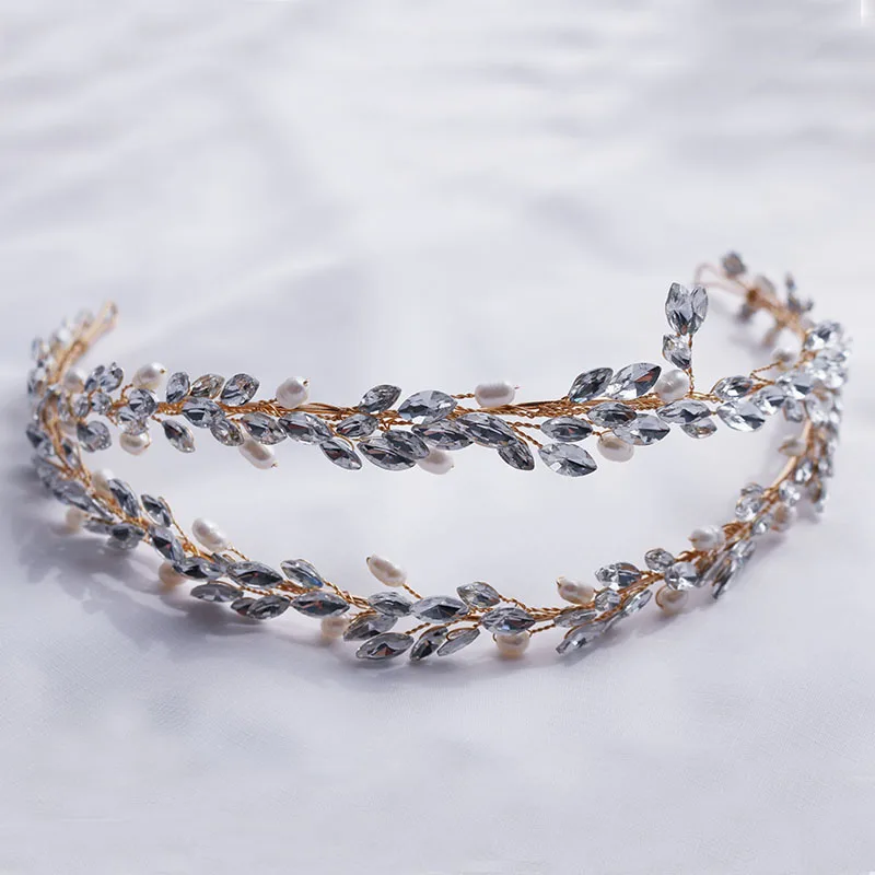 Two Layer Crystal Bridal Tiara Hair Crown Pearls Wedding Jewerlry Gold Color Women Hairband Party Prom Accessories
Two Layer Crystal Bridal Tiara Hair Crown Pearls Wedding Jewerlry Gold Color Women Hairband Party Prom Accessories