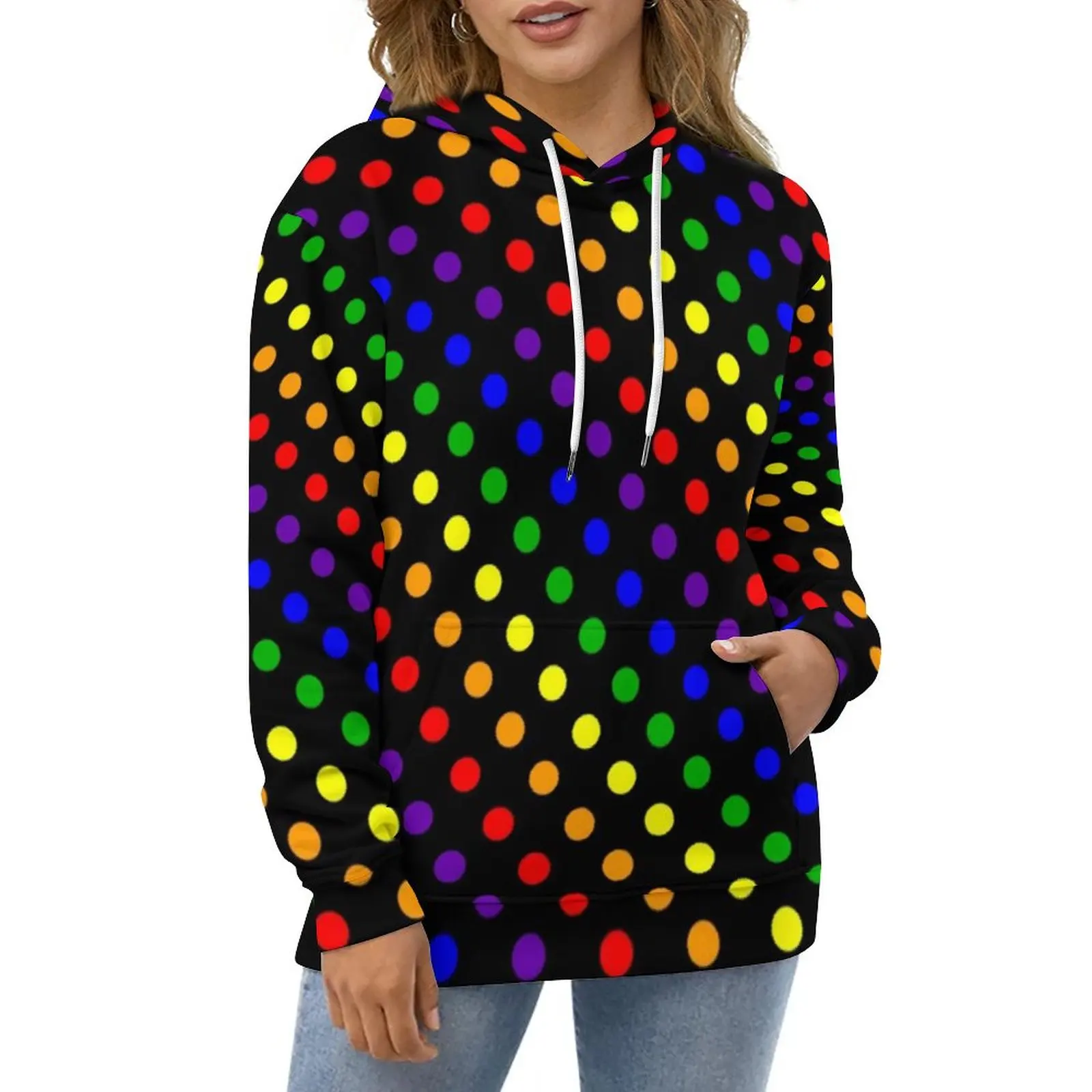 Colorful Polka Dot Hoodies Unisex Abstract Rainbow Street Style Casual Pullover Hoodie Winter Long Sleeve Y2k Custom Sweatshirts
Colorful Polka Dot Hoodies Unisex Abstract Rainbow Street Style Casual Pullover Hoodie Winter Long Sleeve Y2k Custom Sweatshirts