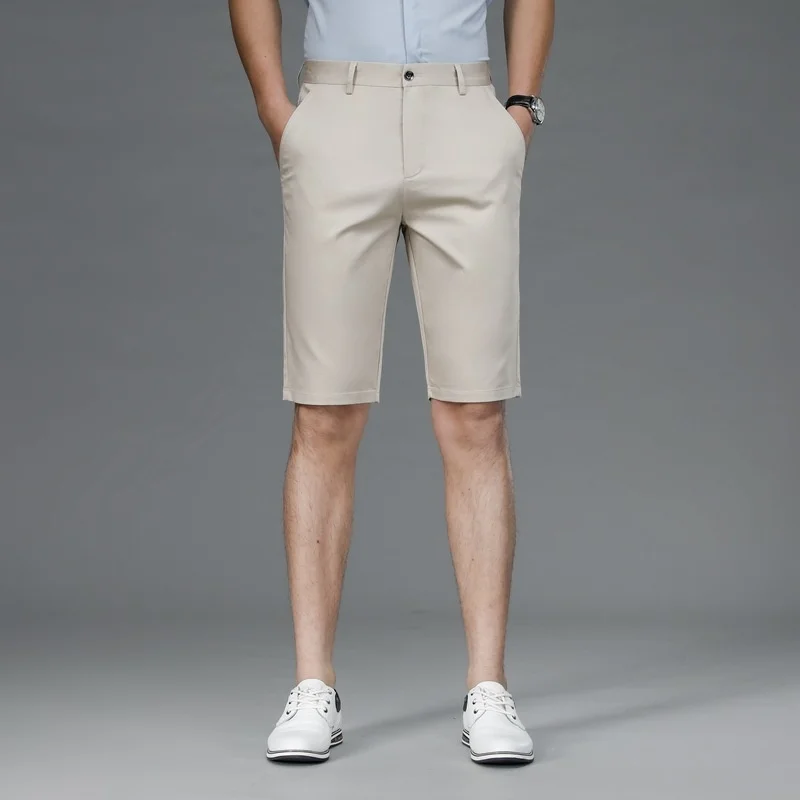 6 Colors Men's Business Casual 2023 Summer Fashion Straight Cotton Stretch Shorts Male Khaki Beige Black Navy Brand
6 Colors Men's Business Casual 2023 Summer Fashion Straight Cotton Stretch Shorts Male Khaki Beige Black Navy Brand