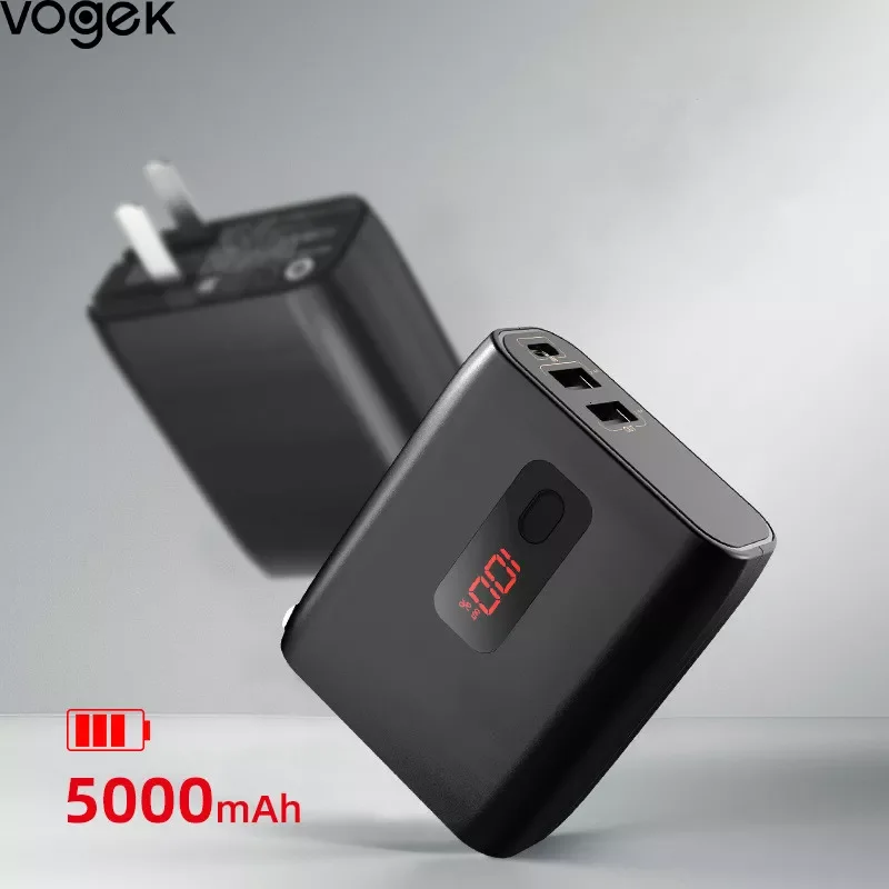 NEW2023 Vogek Foldable Plug 2 in 1 USB Charger Power Bank for iPhone Tablet Dual USB LED Powerbank External Battery Pack Bank
NEW2023 Vogek Foldable Plug 2 in 1 USB Charger Power Bank for iPhone Tablet Dual USB LED Powerbank External Battery Pack Bank