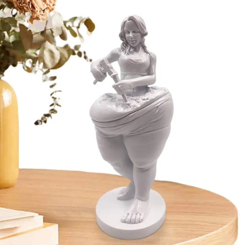 Lady Figurine Sculpture Weight Loss Goddess Statue Creative Woman Resin Sculpture For Beauty Salon Health Hall Funny Gifts 
Lady Figurine Sculpture Weight Loss Goddess Statue Creative Woman Resin Sculpture For Beauty Salon Health Hall Funny Gifts