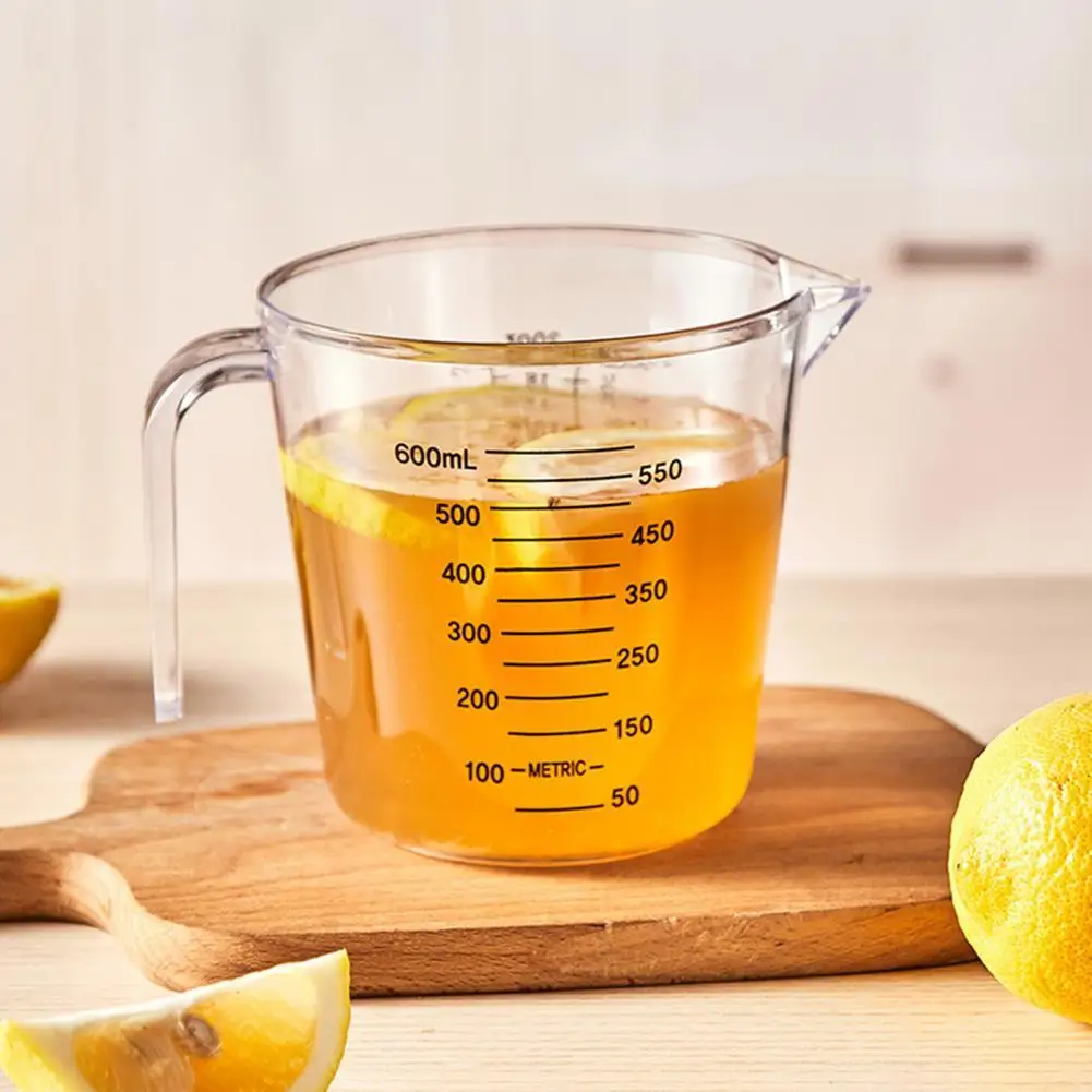 300ml/600ml/1000ml High Quality Plastic Measuring Cup Clear Scale Show Transparent Mug Pour Spout Measuring Device
300ml/600ml/1000ml High Quality Plastic Measuring Cup Clear Scale Show Transparent Mug Pour Spout Measuring Device