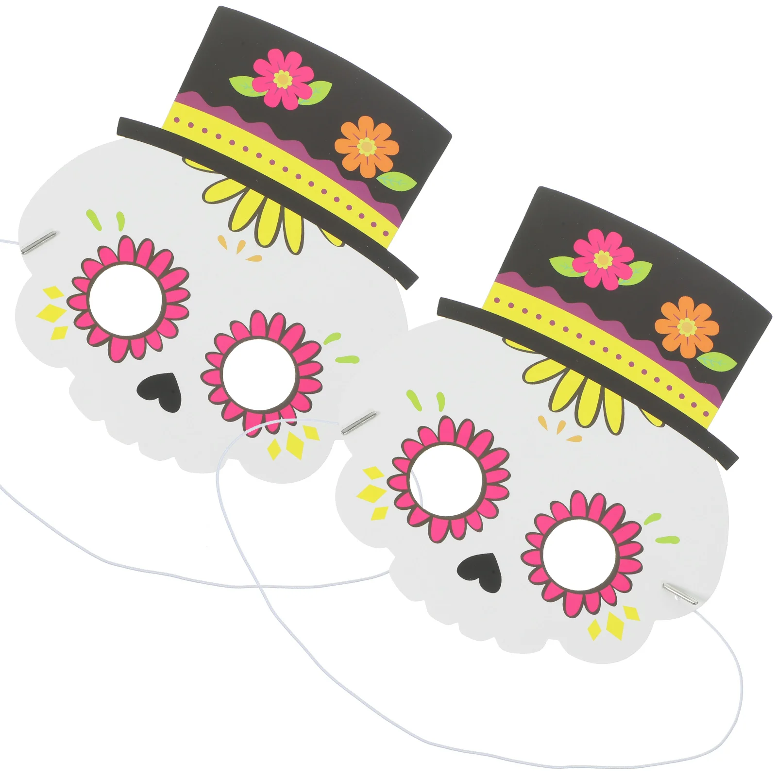2pcs Halloween Mask Paper Eye Mask Cute Party Mask Halloween Party Supplies 
2pcs Halloween Mask Paper Eye Mask Cute Party Mask Halloween Party Supplies