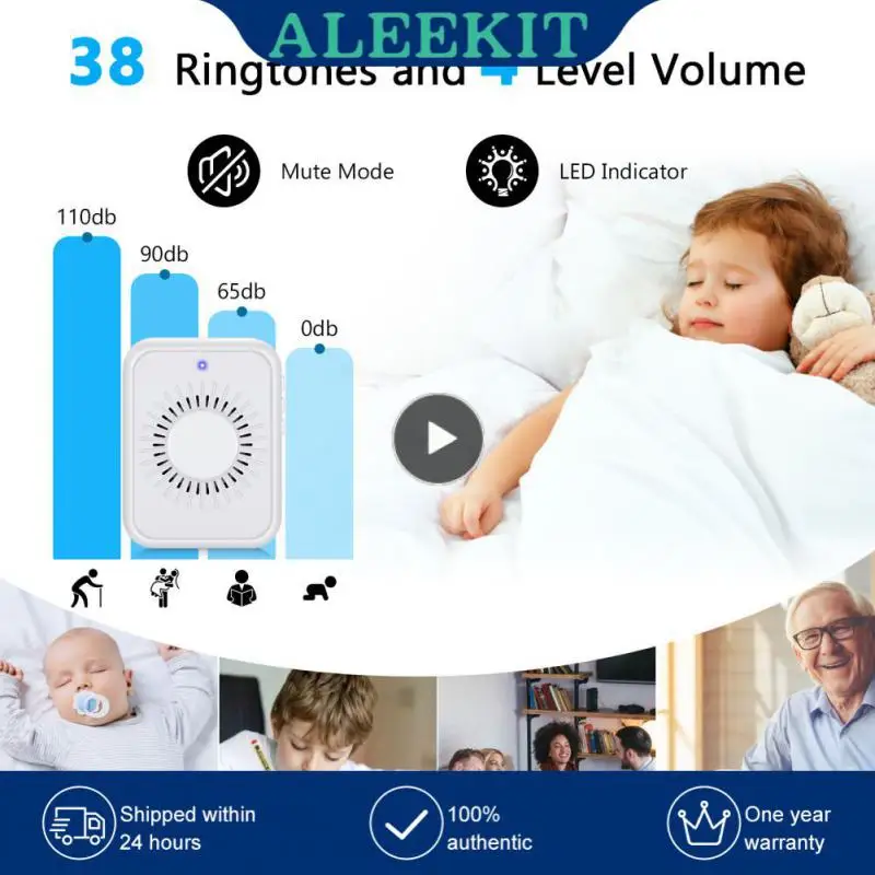1~8PCS Real-time Monitoring Wireless Video Doorbell Wireless Doorbell With Night Vision Home Monitor Door Phone
1~8PCS Real-time Monitoring Wireless Video Doorbell Wireless Doorbell With Night Vision Home Monitor Door Phone