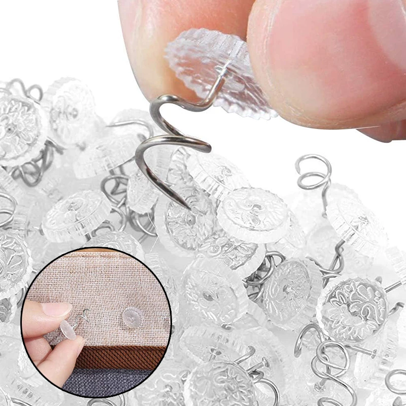 30/50Pcs Twist Pins with Clear Heads Fabric Twisty Pins DIY Bedskirt Pins For Holds Sofa Slipcovers Securely In Place Craft Tool
30/50Pcs Twist Pins with Clear Heads Fabric Twisty Pins DIY Bedskirt Pins For Holds Sofa Slipcovers Securely In Place Craft Tool