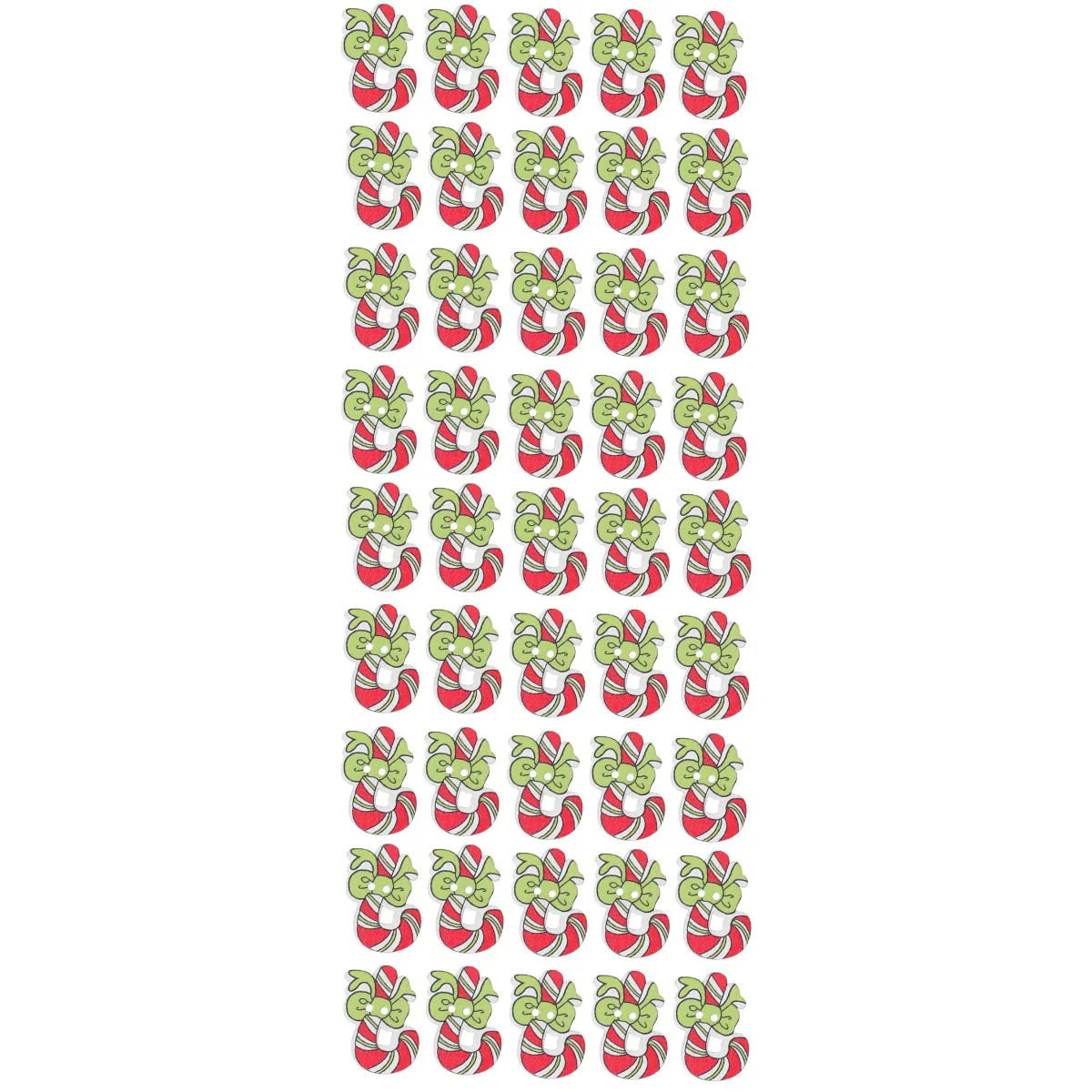 150 18x26mm Painting Buttons DIY Decorative Christmas Crutch Buckles for Jeans Coat - Cane
150 18x26mm Painting Buttons DIY Decorative Christmas Crutch Buckles for Jeans Coat - Cane
