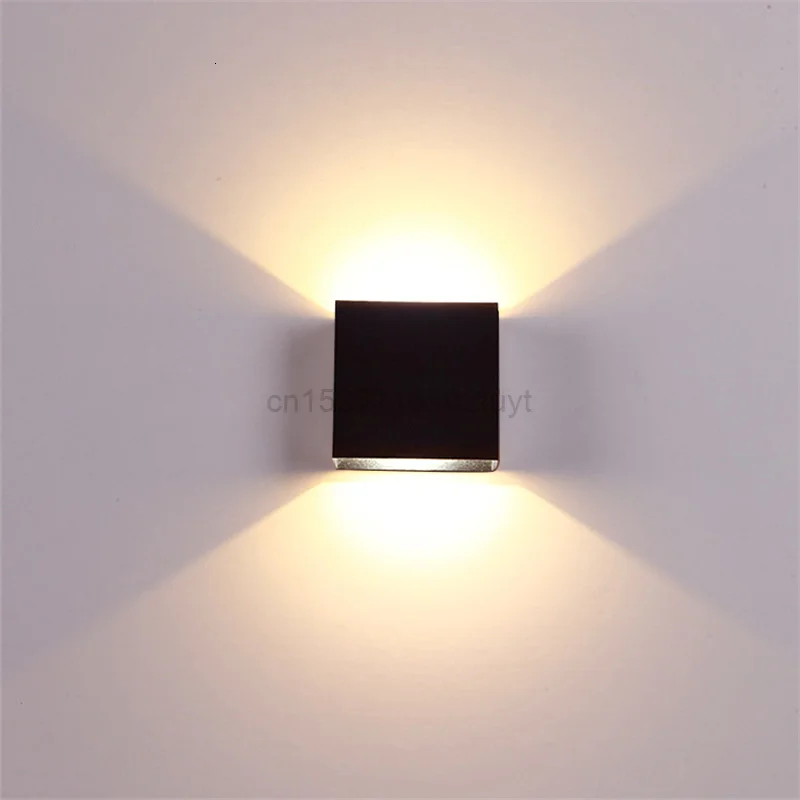 Indoor Dimmable Wall Lamp 6W LED Luminaire Aisle Square Wall Sconce Bedroom LED Wall Lights White/Black Color 
Indoor Dimmable Wall Lamp 6W LED Luminaire Aisle Square Wall Sconce Bedroom LED Wall Lights White/Black Color