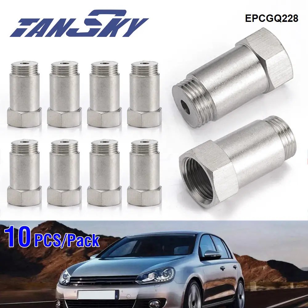 TANSKY 10PCS Car Exhaust Oxygen Sensor Dry Cell Test Pipe Extension Spacer Test Pipe M18X1.5 41mm Bung EPCGQ228
TANSKY 10PCS Car Exhaust Oxygen Sensor Dry Cell Test Pipe Extension Spacer Test Pipe M18X1.5 41mm Bung EPCGQ228