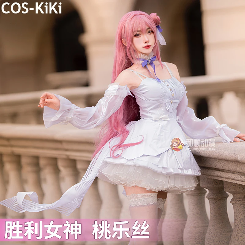 

Женский костюм для косплея COS-KiKi NIKKE, богиня победы, цветок Дороти, свадебное платье, костюм для Хэллоуина