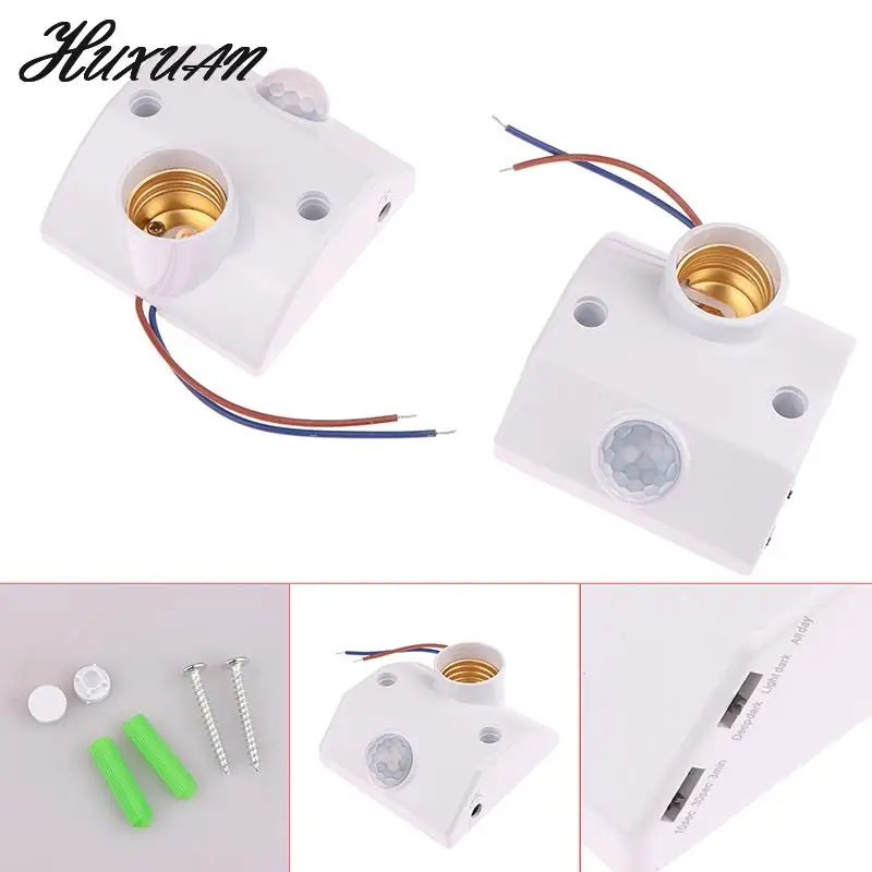 LED Bulb Automatic Human Body Infrared IR Sensor Lamp Holder Light E27 Base PIR Motion DetectorWall Lamp Holder Socket
LED Bulb Automatic Human Body Infrared IR Sensor Lamp Holder Light E27 Base PIR Motion DetectorWall Lamp Holder Socket