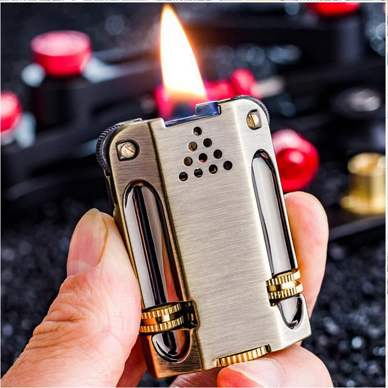 Zorro Creative Unusual Personality Retro Playboy Kerosene Cool Luxury Lighter Windproof Two-wheel Torch Lighter Men's Small Gift
Zorro Creative Unusual Personality Retro Playboy Kerosene Cool Luxury Lighter Windproof Two-wheel Torch Lighter Men's Small Gift