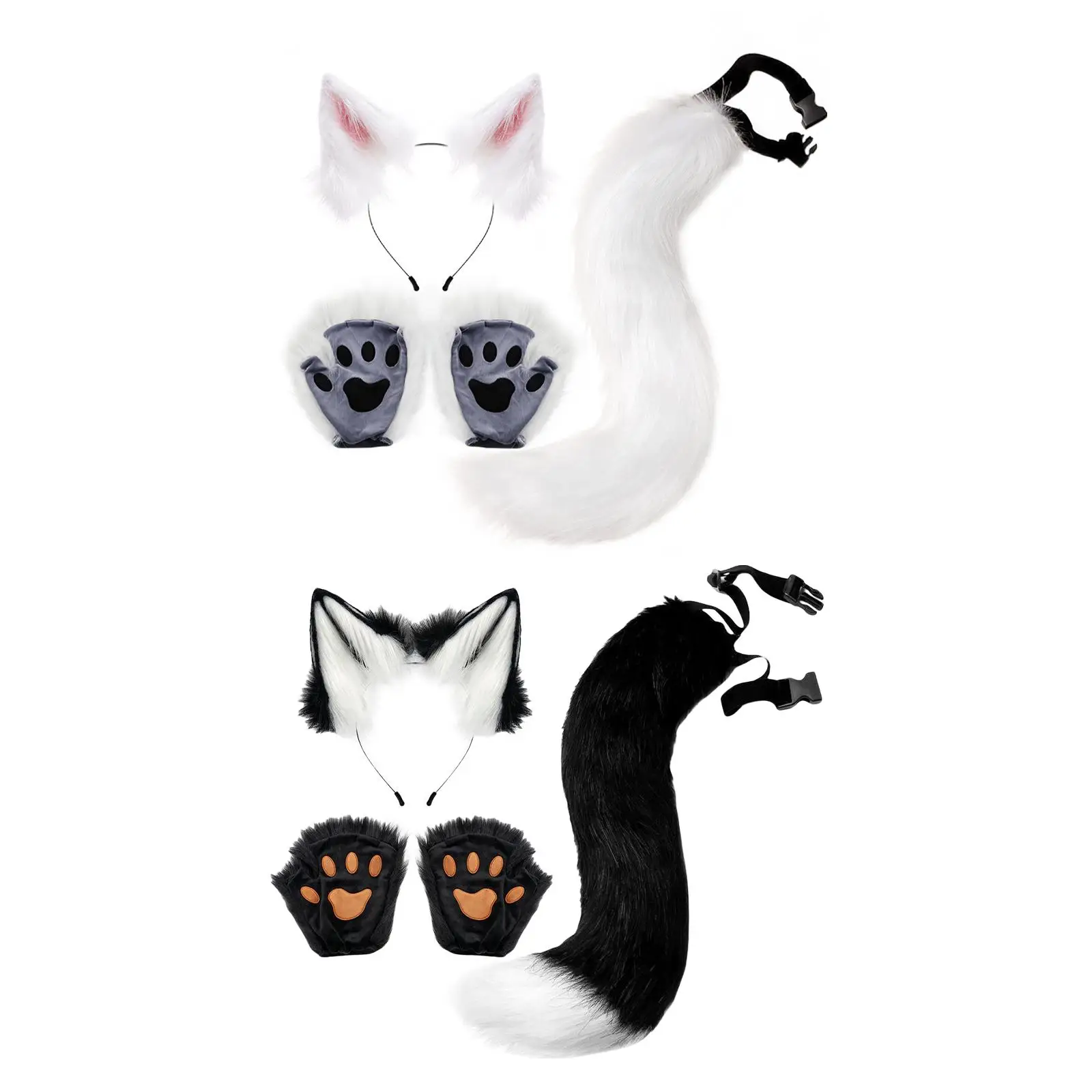 Anime Cat Costume Kitten Headband Accessories Plush Gloves Headwear for Cosplay Halloween Children Party Fancy Dress
Anime Cat Costume Kitten Headband Accessories Plush Gloves Headwear for Cosplay Halloween Children Party Fancy Dress