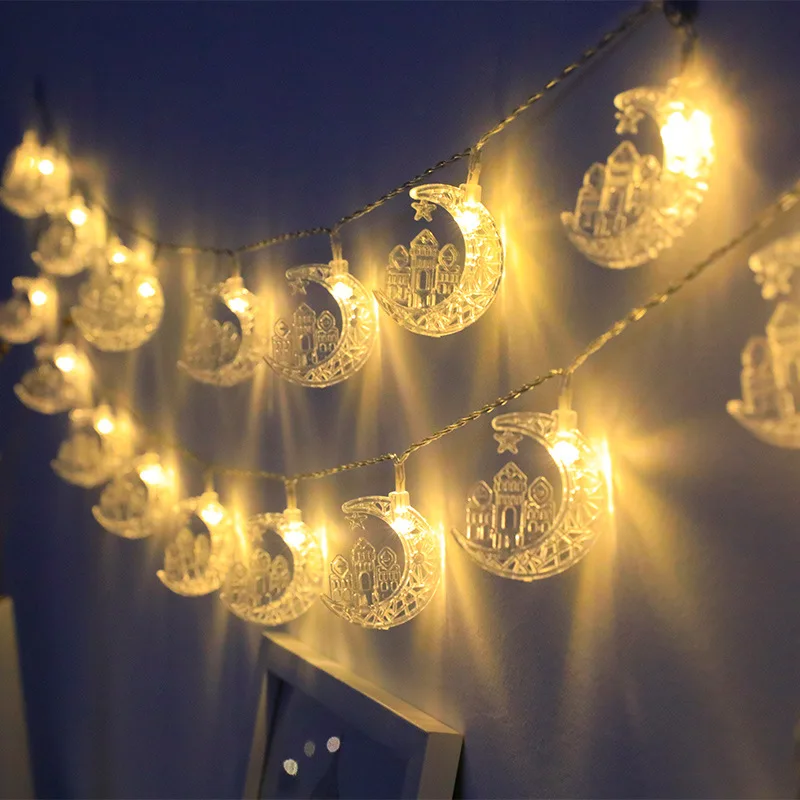 EID Mubarak Moon Star Fairy LED Light String Garland for Home Wedding Party Bedroom Decorations Muslim Ramadan Decorations 2023
EID Mubarak Moon Star Fairy LED Light String Garland for Home Wedding Party Bedroom Decorations Muslim Ramadan Decorations 2023