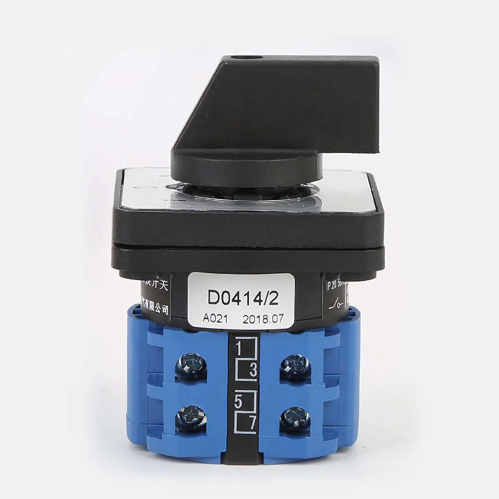 220V 20A 3 Position Rotary Select Power Changeover (Blue) 
220V 20A 3 Position Rotary Select Power Changeover (Blue)
