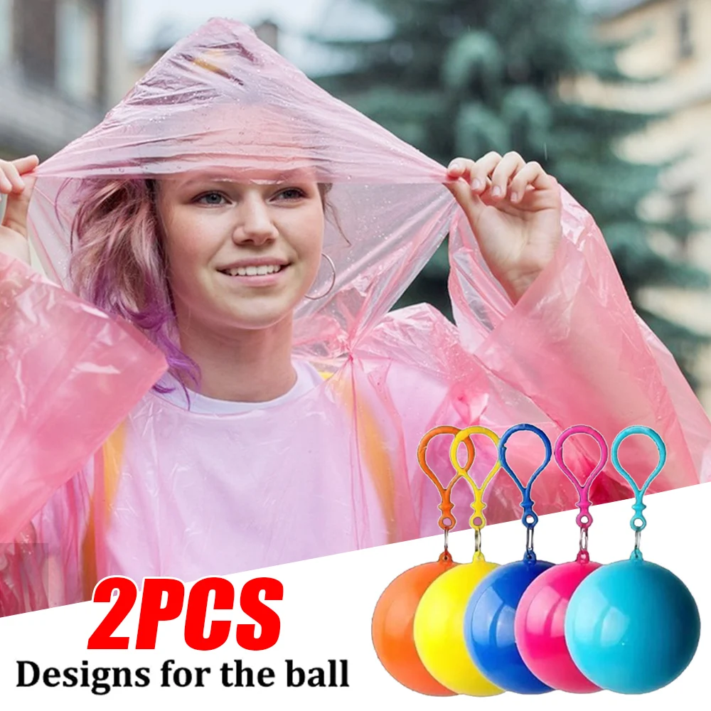 2Pcs Mini Raincoats for Adults Portable Disposable Thicken Raincoatball Unisex EmergencyWaterproof Raincoat Cape with Keychain
2Pcs Mini Raincoats for Adults Portable Disposable Thicken Raincoatball Unisex EmergencyWaterproof Raincoat Cape with Keychain